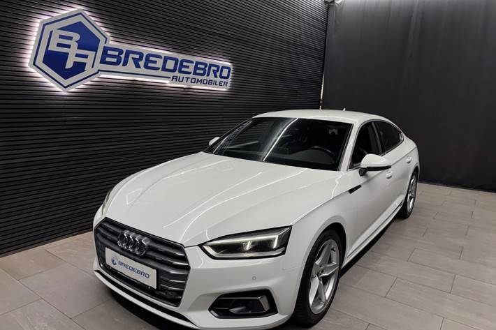 Hvid Audi A5 fra 2019