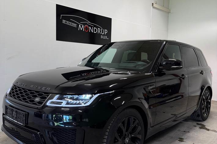 Sort Land Rover Range Rover sport fra 2018