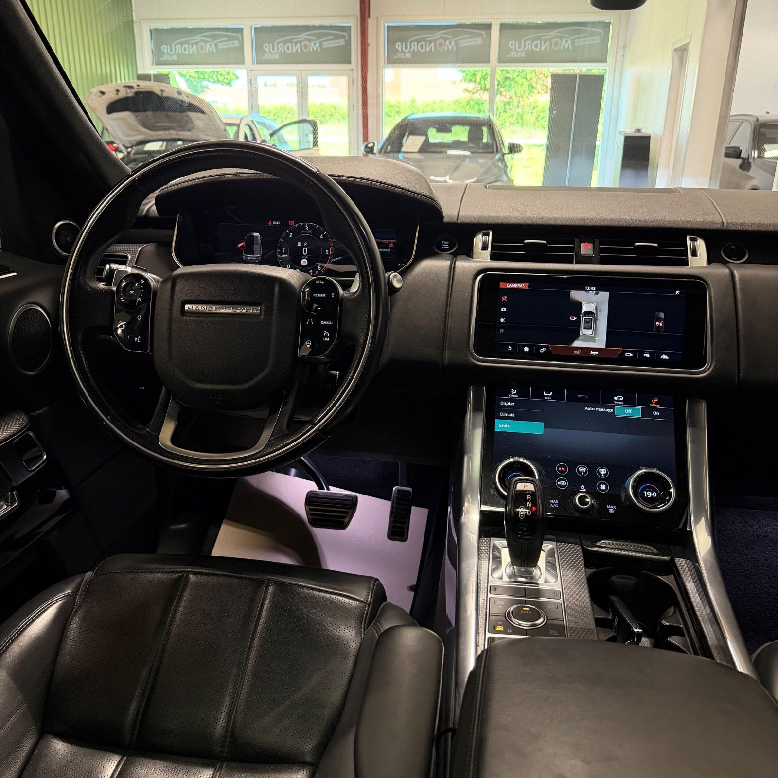 Sort Land Rover Range Rover sport fra 2018