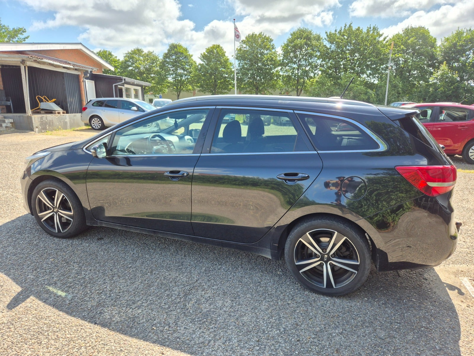 Grøn Kia Ceed fra 2016