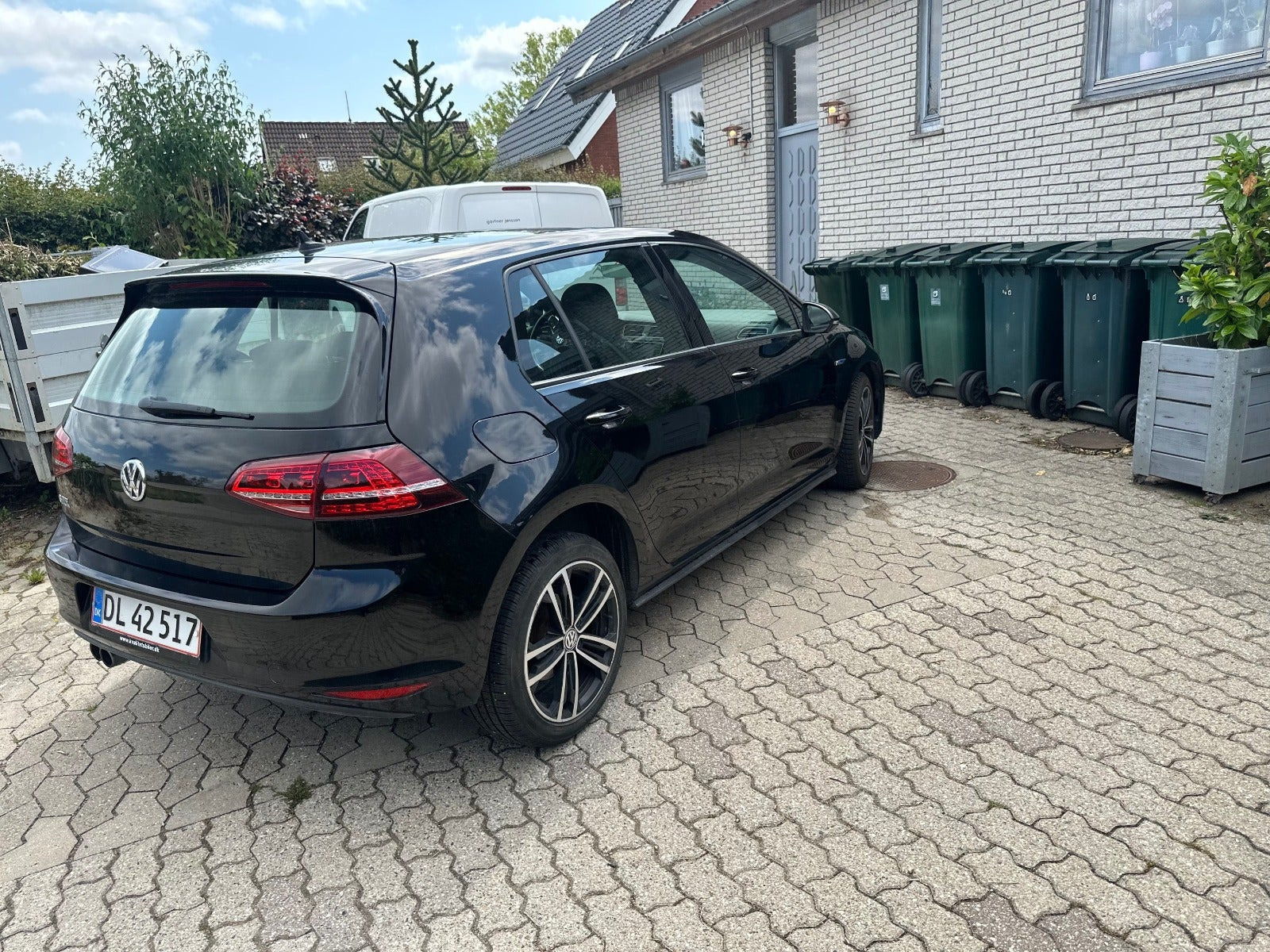 Sort VW Golf VII fra 2016