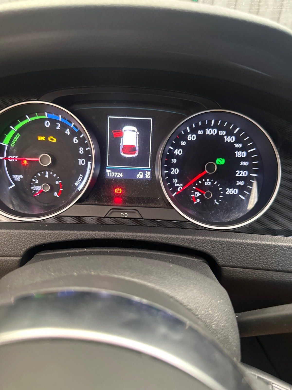 Sort VW Golf VII fra 2016