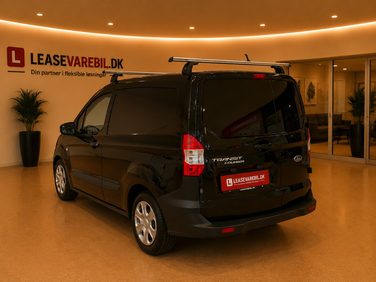 Sort Ford Transit Courier fra 2022