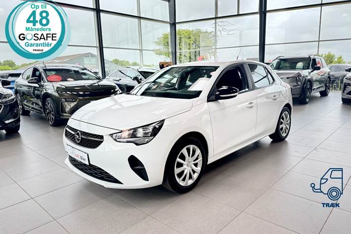 Hvid Opel Corsa fra 2020