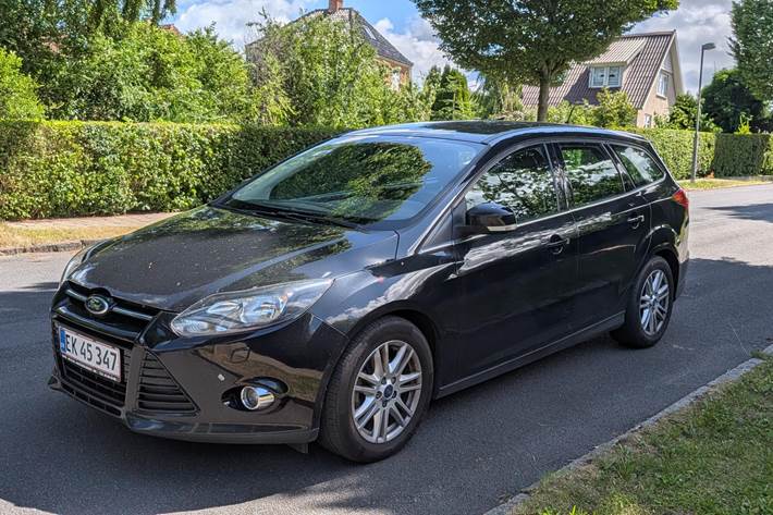 Sort Ford Focus fra 2013