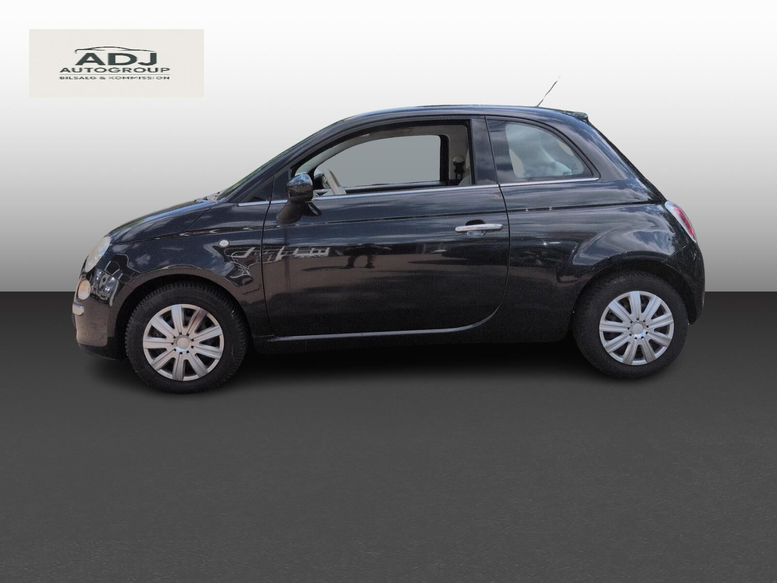 Sort Fiat 500 fra 2012