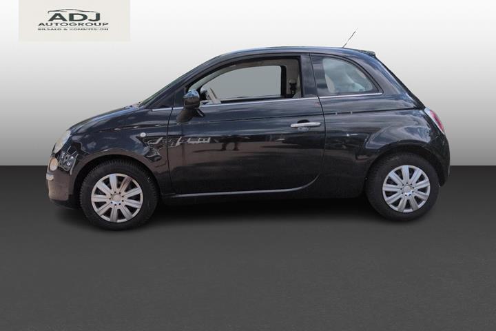 Sort Fiat 500 fra 2012