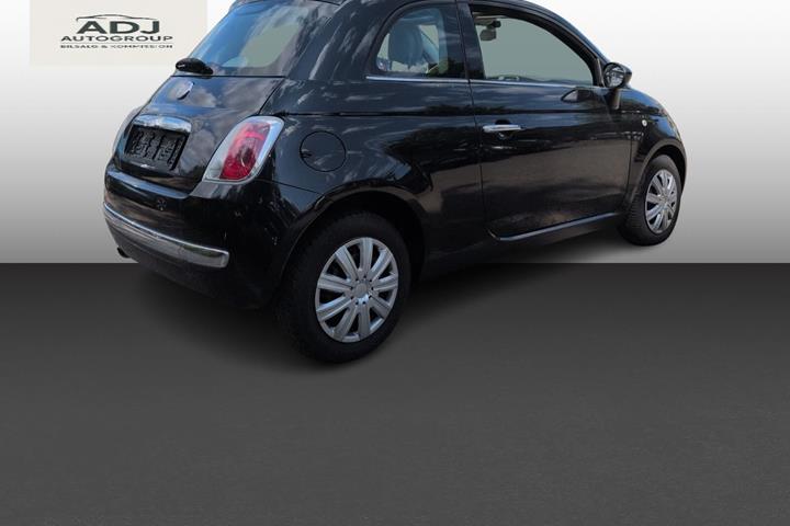 Sort Fiat 500 fra 2012