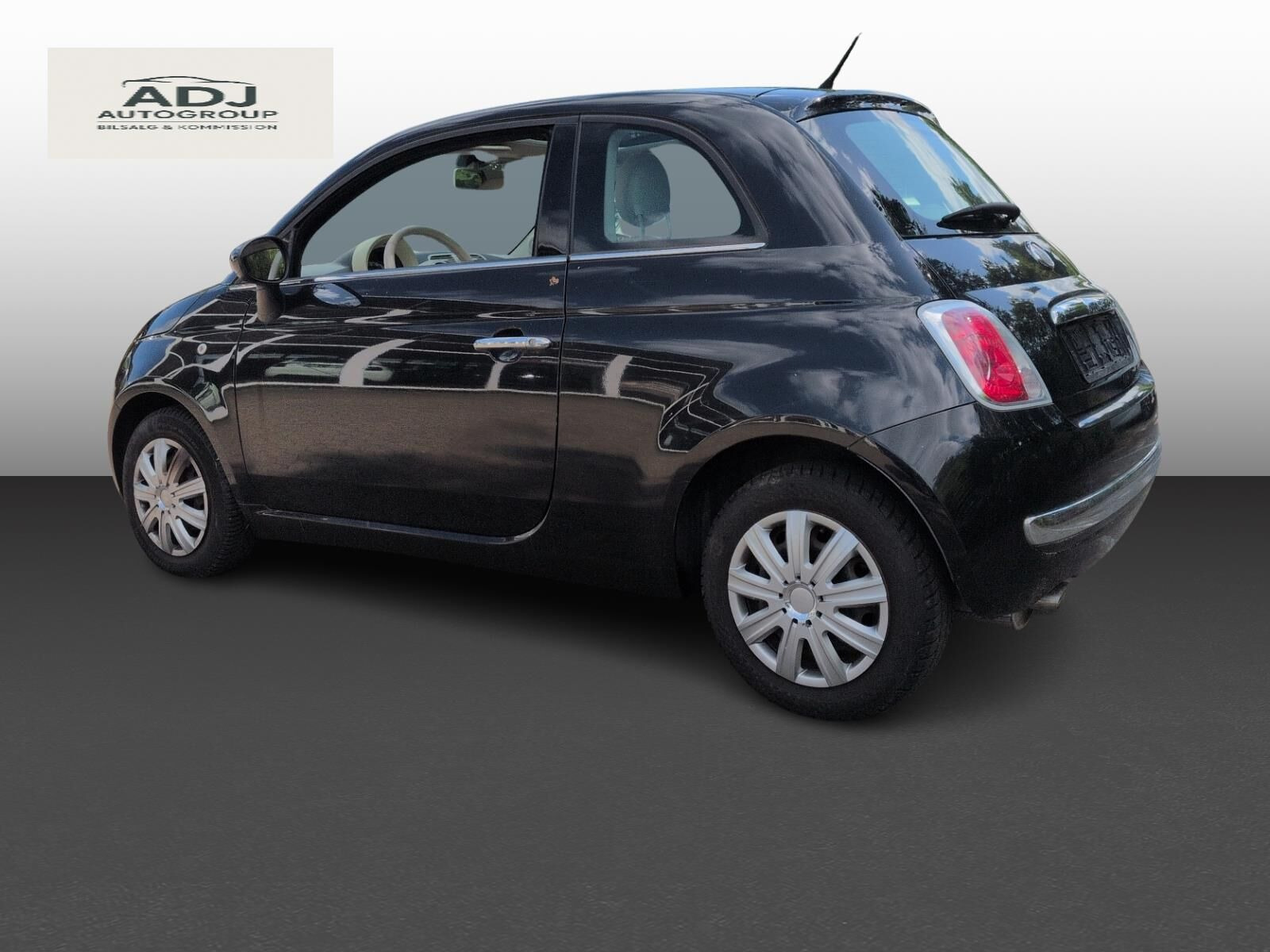 Sort Fiat 500 fra 2012