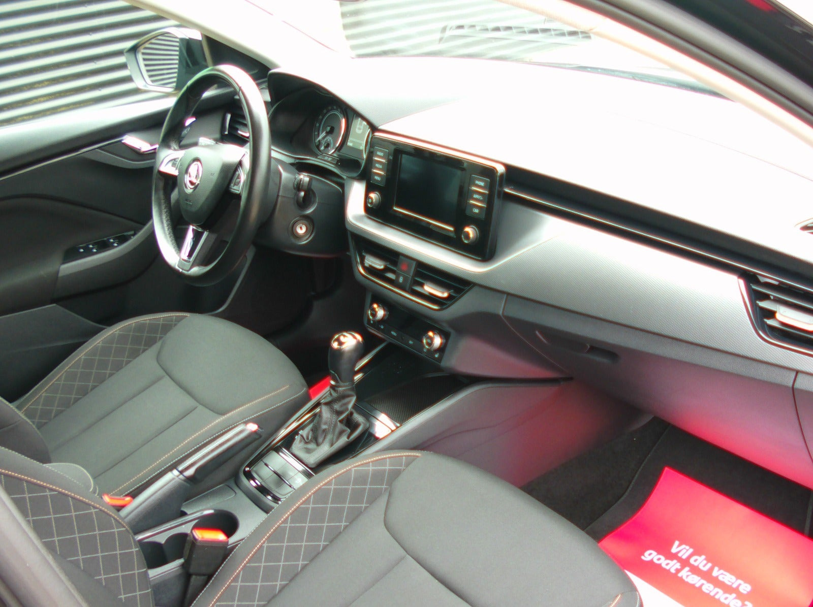 Sort Skoda Scala fra 2020