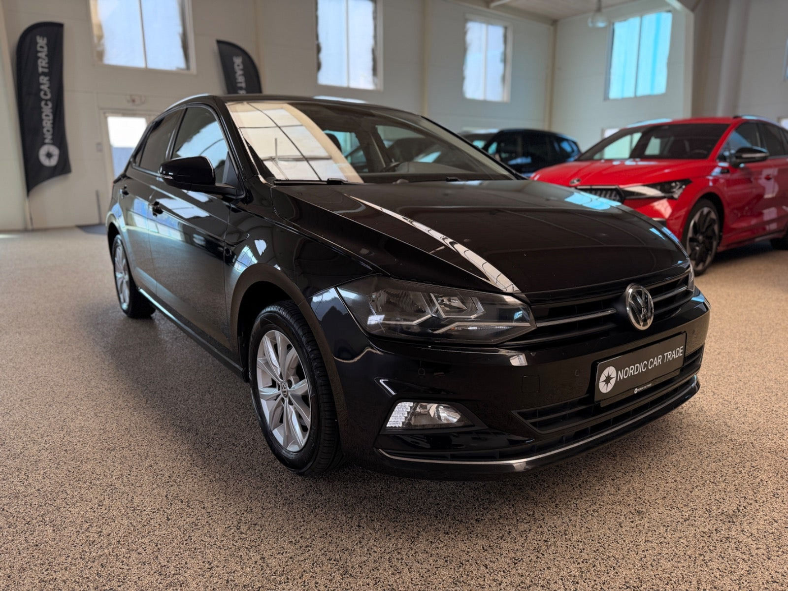 Sort VW Polo fra 2020