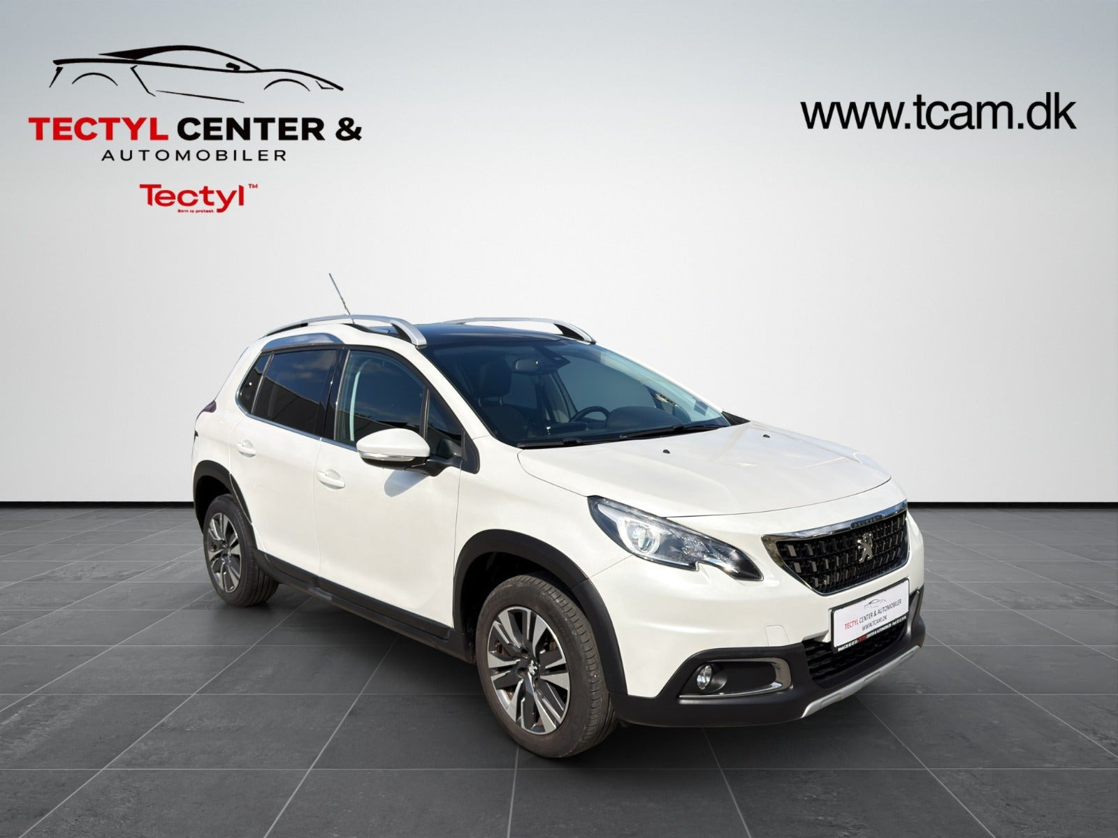 Hvid Peugeot 2008 fra 2018
