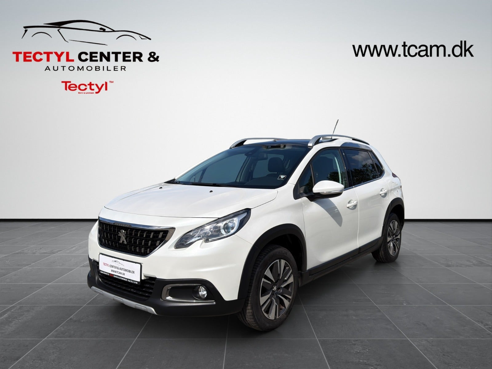 Hvid Peugeot 2008 fra 2018