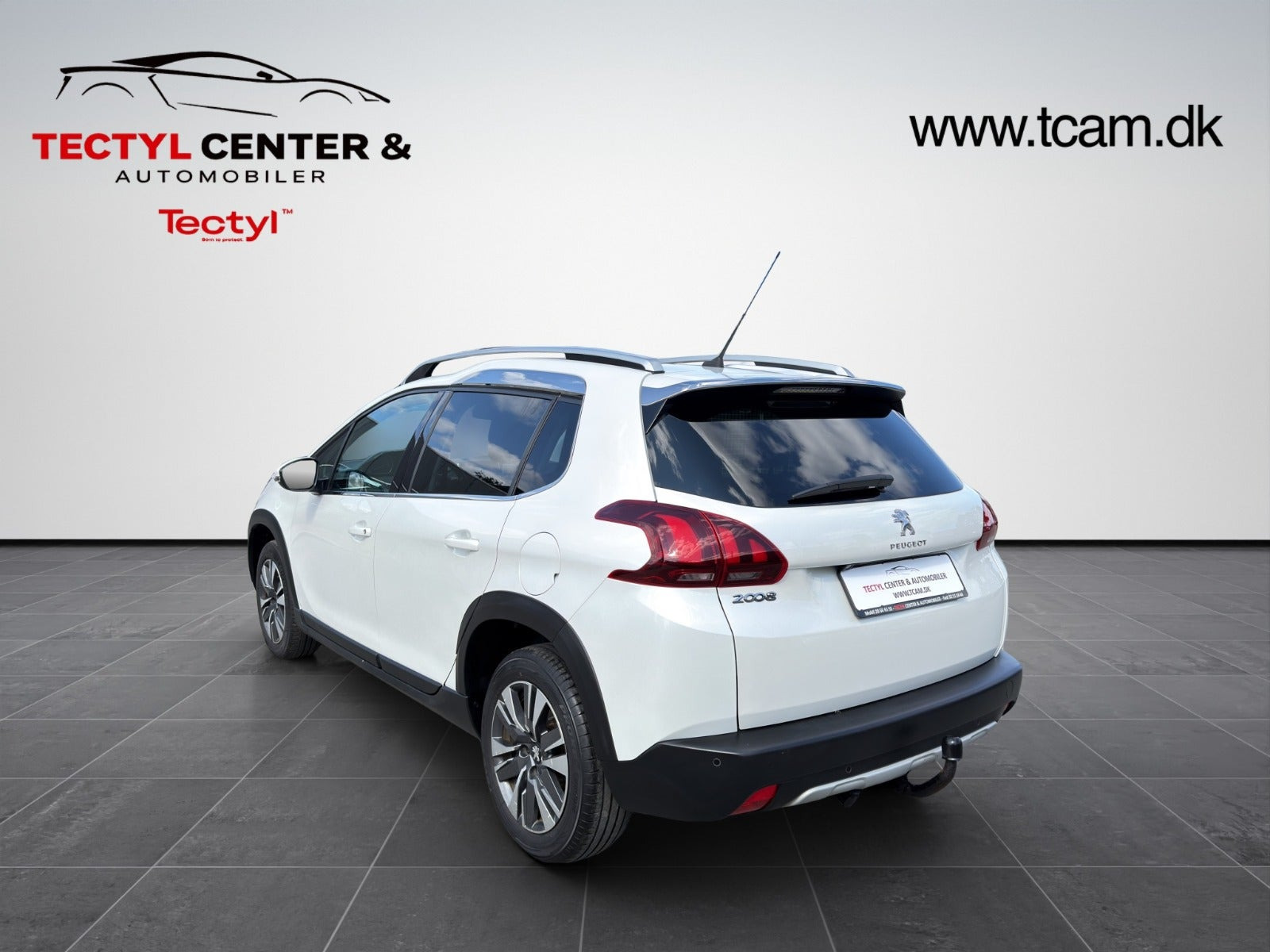 Hvid Peugeot 2008 fra 2018