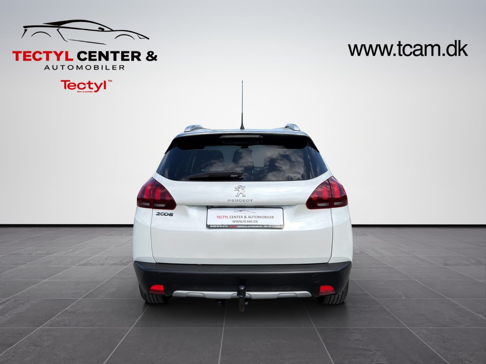 Hvid Peugeot 2008 fra 2018