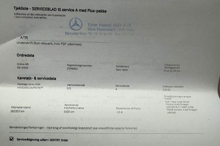undefined Mercedes 220 D fra 2020