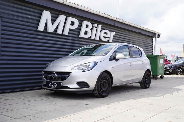 Sølv Opel Corsa fra 2018