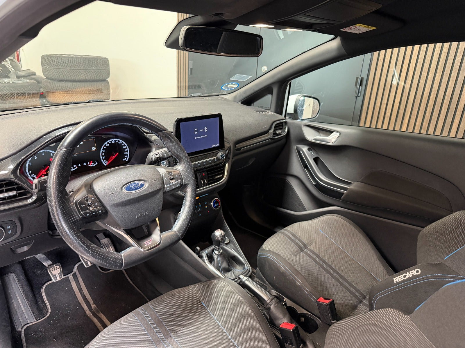 Hvid Ford Fiesta fra 2019