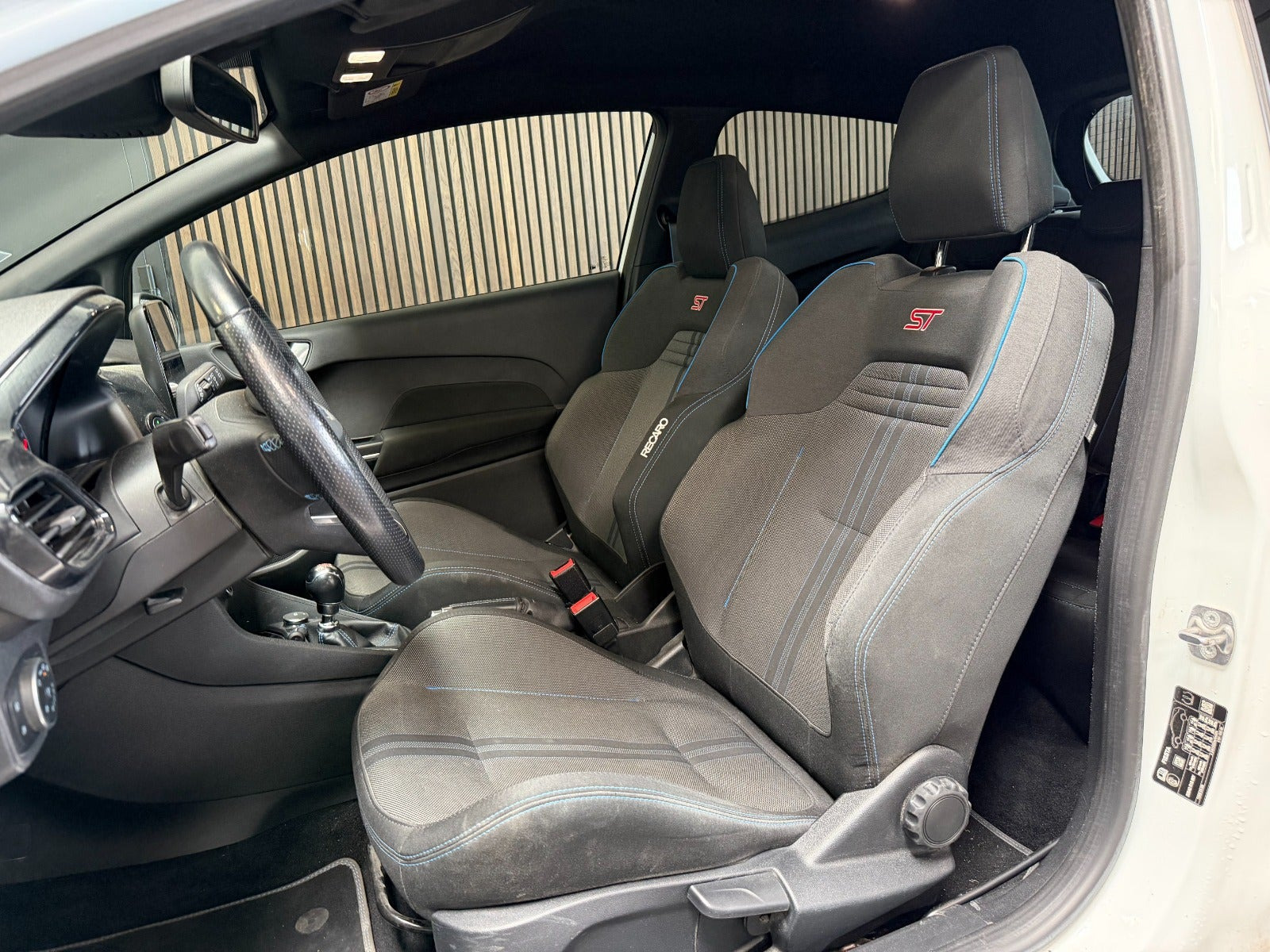 Hvid Ford Fiesta fra 2019