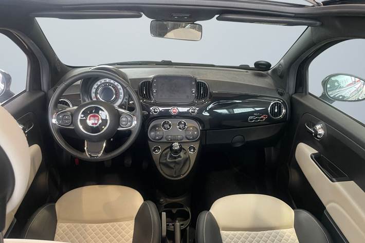 Sort Fiat 500C fra 2022