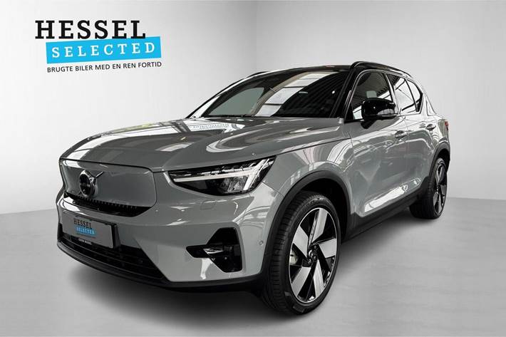 Grå Volvo EX40 fra 2025