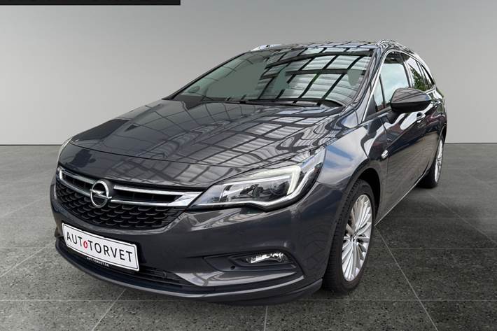 Grå Opel Astra fra 2016
