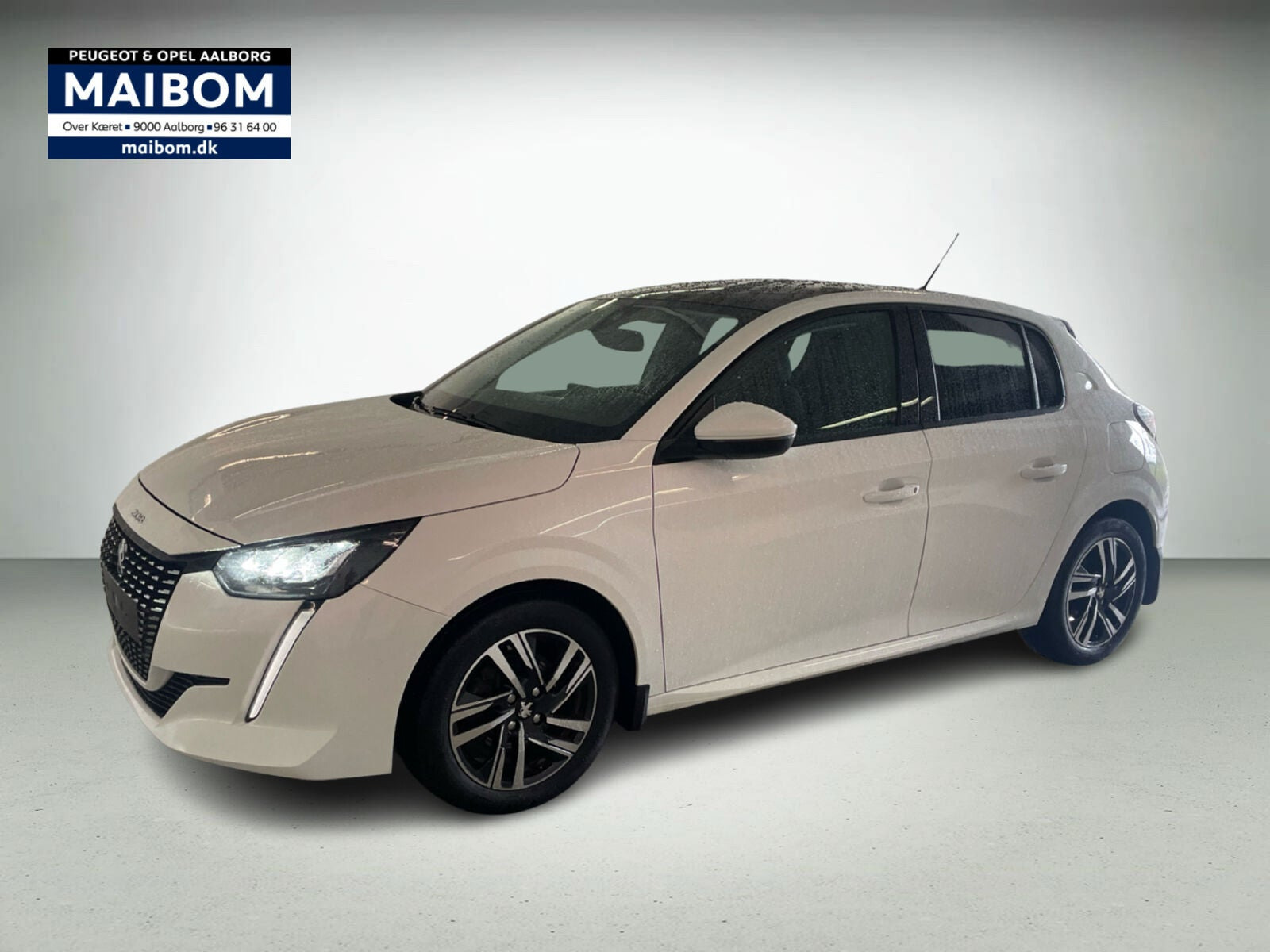 Hvid Peugeot 208 fra 2020