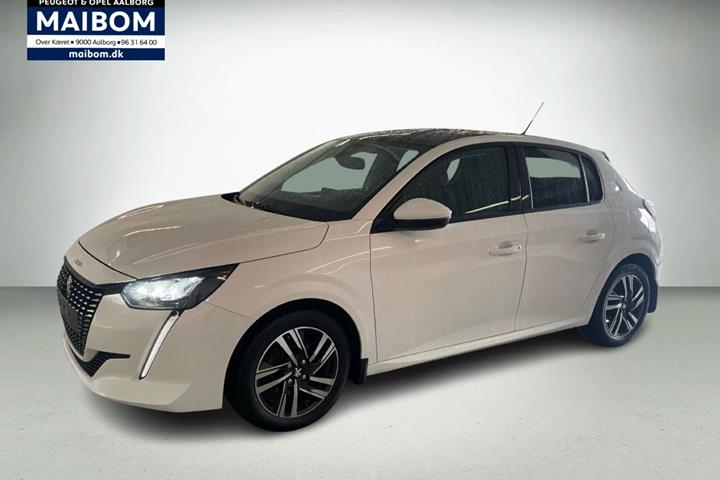 Hvid Peugeot 208 fra 2020
