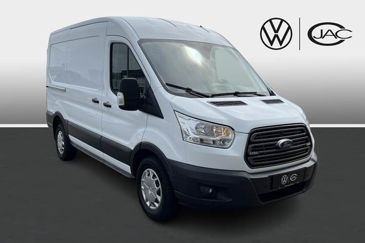 Hvid Ford Transit 350 L3 Van fra 2019