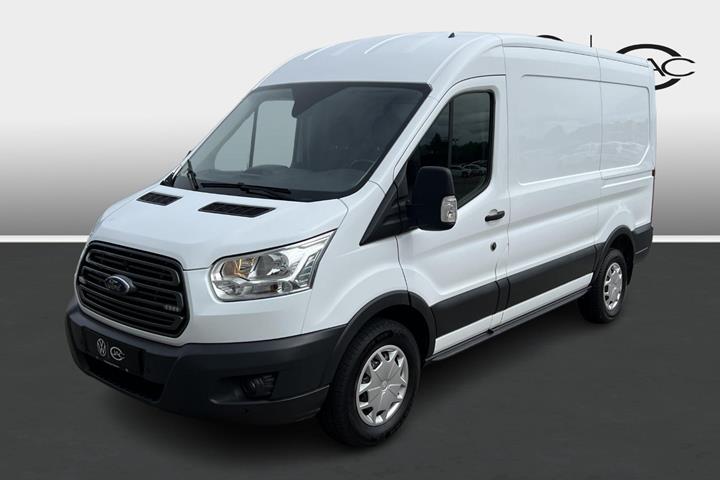 Hvid Ford Transit 350 L3 Van fra 2019