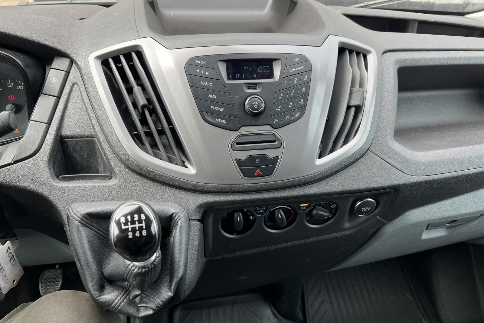 Hvid Ford Transit 350 L3 Van fra 2019