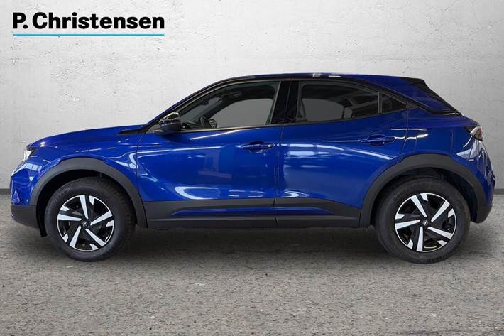 Blå Opel Mokka-e fra 2025