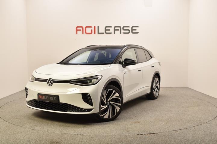 Hvid VW ID.4 fra 2023 set udefra