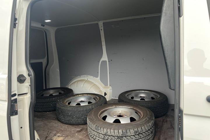 Hvid VW Transporter fra 2021