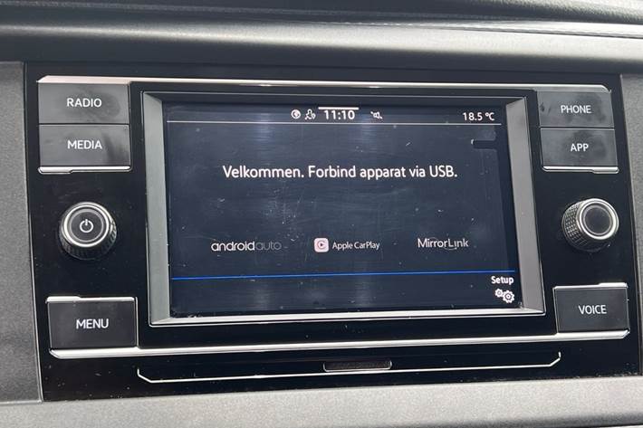 Hvid VW Transporter fra 2021