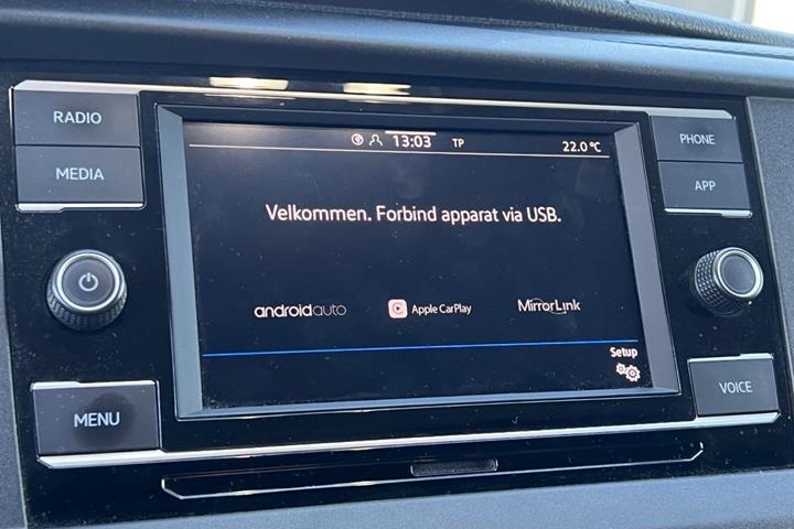 Blå VW Transporter fra 2020