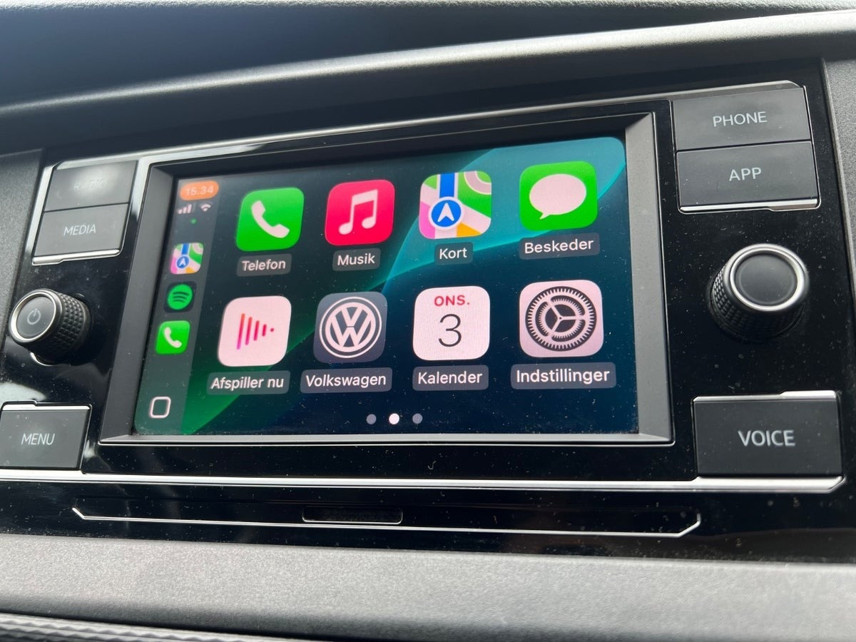 Blå VW Transporter fra 2020