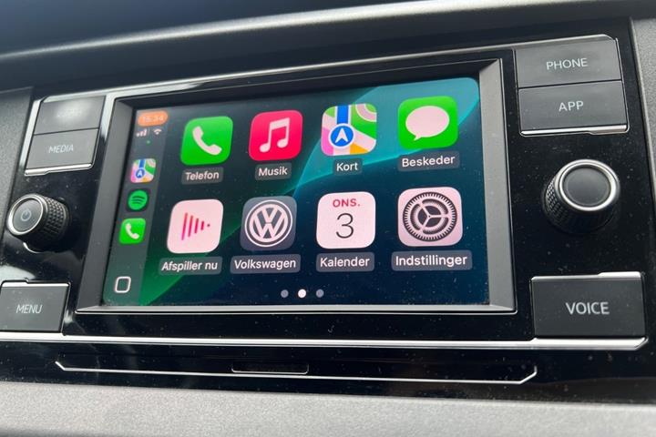 Blå VW Transporter fra 2020