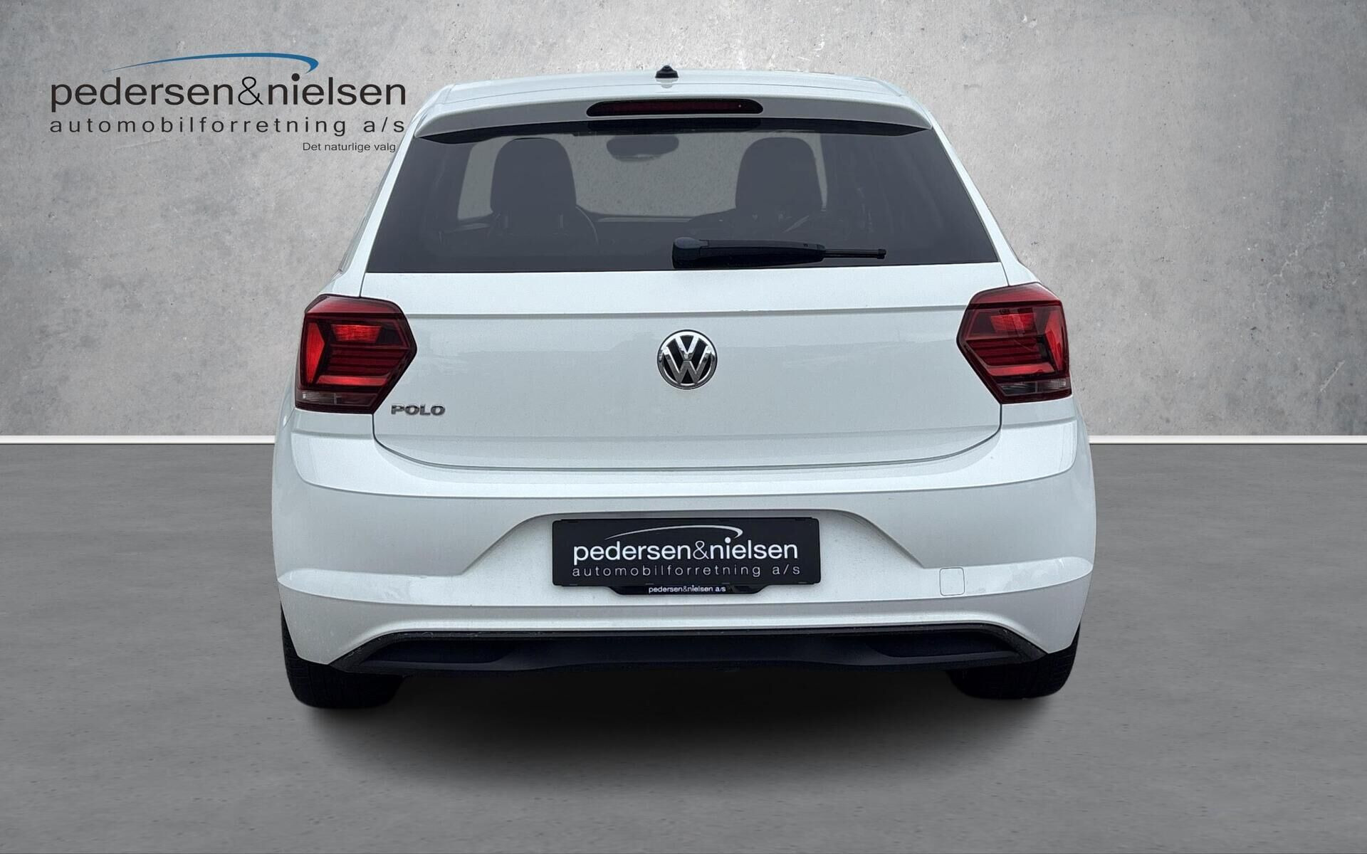 Hvid VW Polo fra 2017