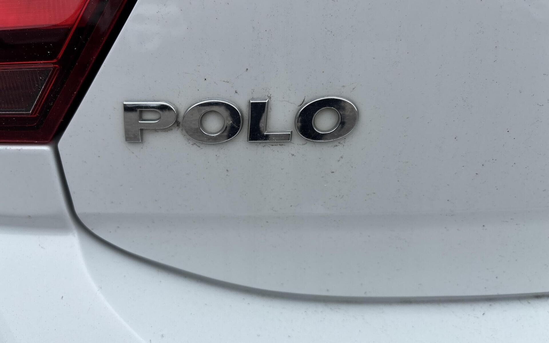 Hvid VW Polo fra 2017