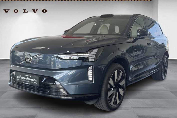 Blå Volvo EX90 fra 2025