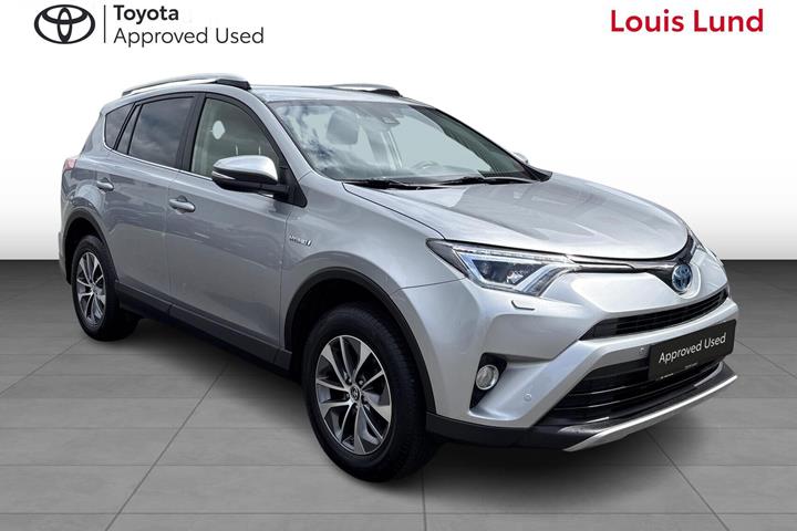 Sølv Toyota RAV4 fra 2017
