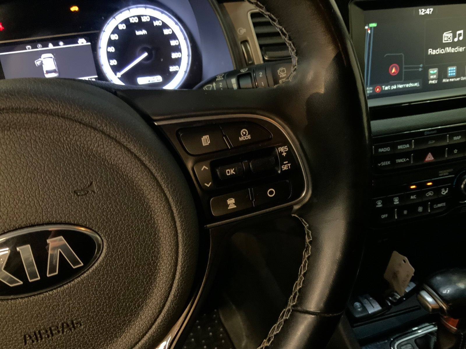Hvid Kia Niro fra 2018