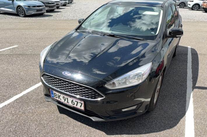 Sort Ford Focus fra 2015
