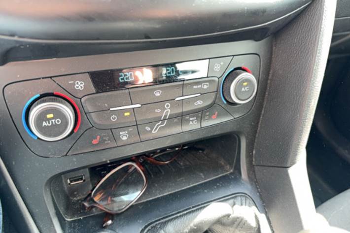 Sort Ford Focus fra 2015