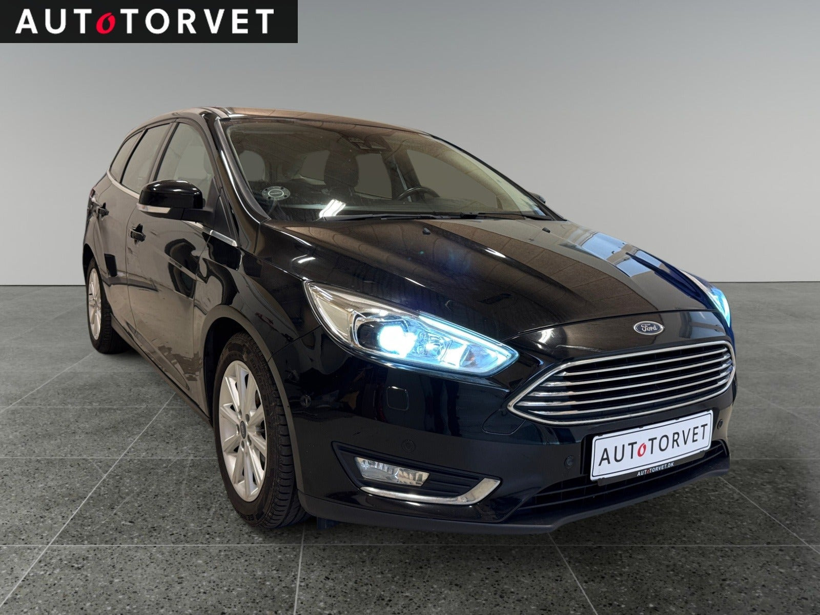Sort Ford Focus fra 2016