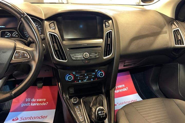 Sort Ford Focus fra 2016