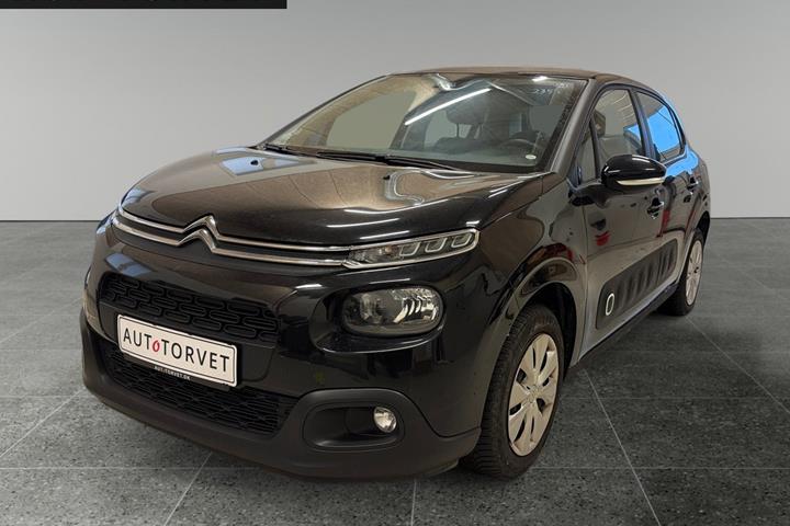 Sort Citroën C3 fra 2017 set udefra