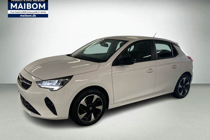 Hvid Opel Corsa-e fra 2021