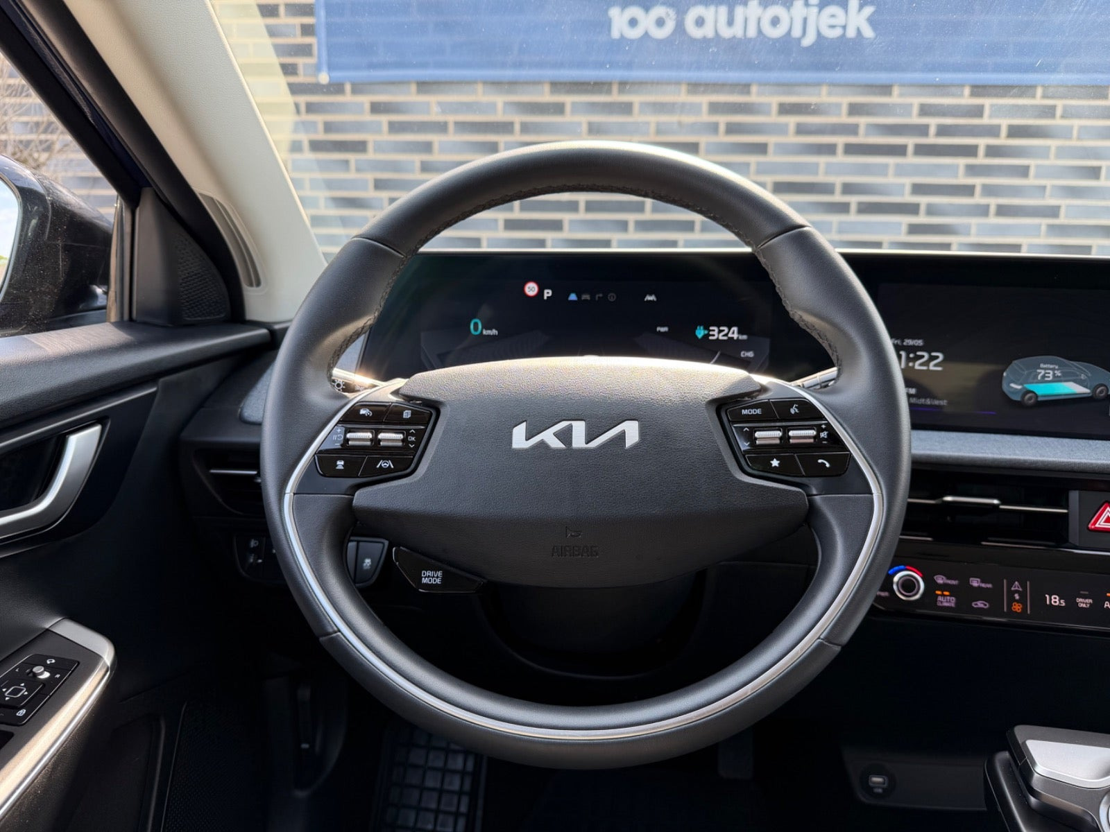 Blå Kia EV6 fra 2024